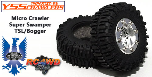 RC4WD Interco Super Swamper 1.9 TSL/Bogger Micro Size Scale Tires