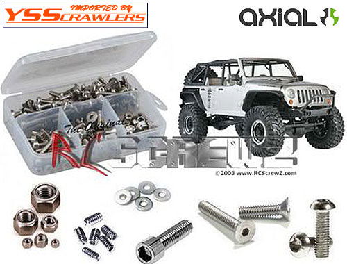RC Screwz ステンレス六角ビスセット For Axial SCX10 - Jeep Rubicon JK!