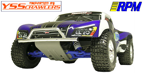 Black Front Bumper / Skid Plate for the Traxxas Slash 2WD