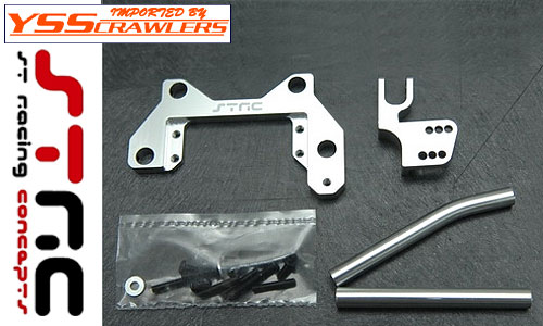 CNC Machined Alum. Off-Axle servo Mount + Panhard kit for Axial Wraith (Black)
