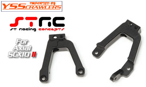 STRC Alum HD Front Shock Towers for SCX10-II! [Black][Pai
