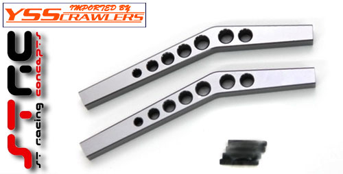 STRC CNC Machined Aluminum HD Upper Suspension Links for Axial Wraith [pair][Gun Metal]