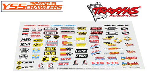Traxxas Sponsor sticker sheet!