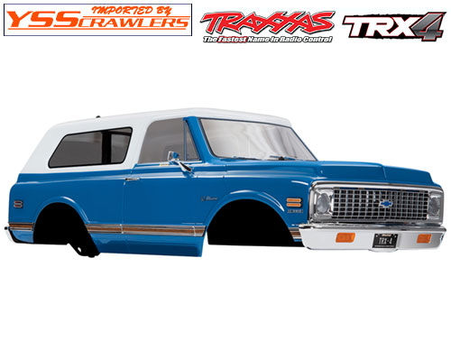 Traxxas TRX-4 Chevrolet Blazer 1969 Complete Blue Body