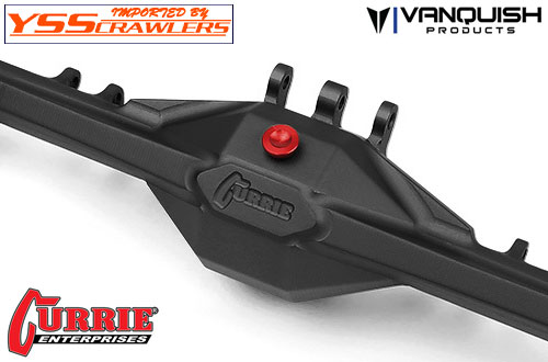 VP Currie Portal F9 SCX10-II Front and Rear Axle set![Black]