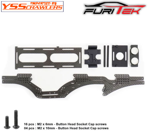 Furitek Cayman Pro 6x6 Carbon Fiber Frame w/Aluminum Skid Plate