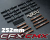 YSS アルミリンクセット 252㎜ ブラウン for MST CMX CFX！