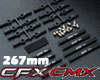 YSS アルミリンクセット 267㎜ ブラック for MST CMX CFX！