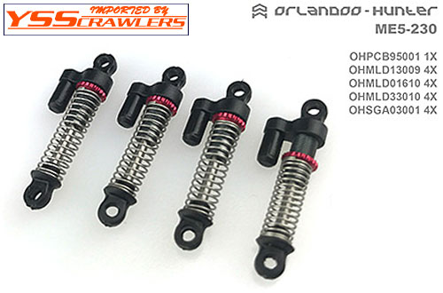 YSS Orlandoo - Hunter - Alum Dampers for 1/35 Jeep![ME5-230]