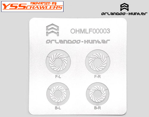 YSS Orlandoo - Hunter - Disc Brakes Silver![Silver]