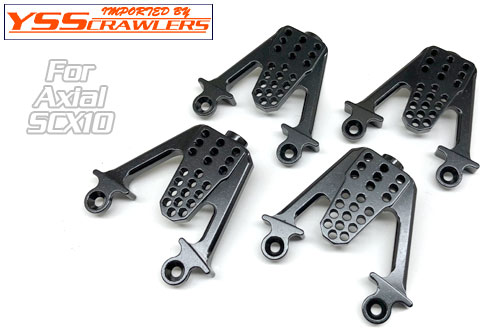 XS Adjustable Alum HD F&R Shock Towers for SCX10!