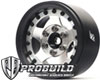 BR ProBuild™ 1.9" SV5 Beadlock Wheels (2) Matte Black/Raw Silver