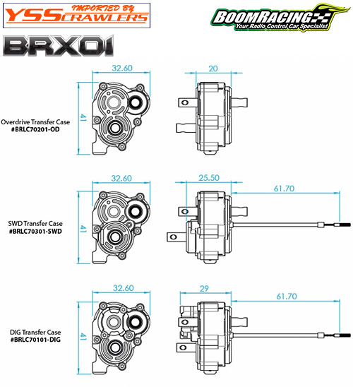 BR DIG Transfer Case Kit for BRX01