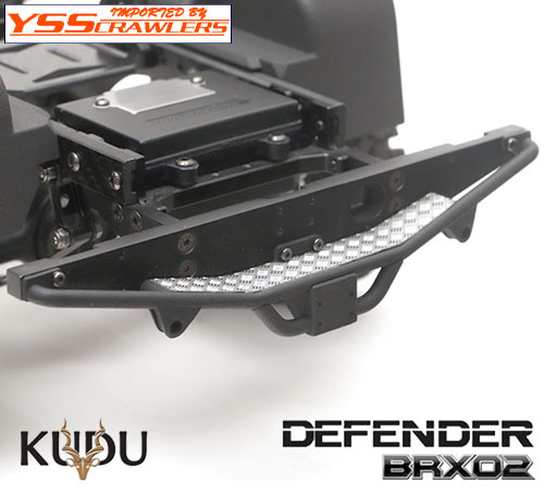 YSS BR KUDU Rear Metal Step Bumper w/ Diamond Plate for BRX02