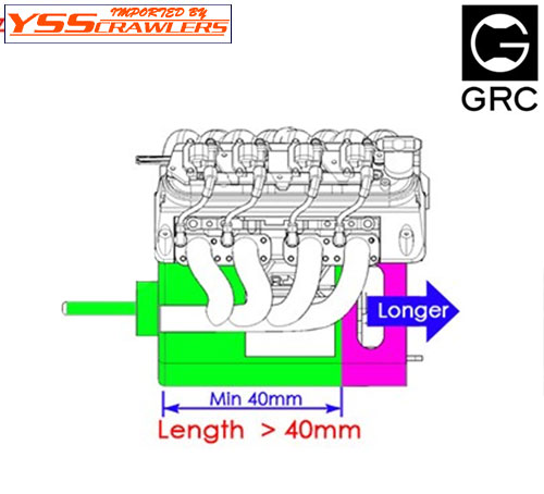 YSS GRC LS7 V8 Engine