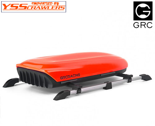 GRC SCALED ROOF BOX SET RED W/ RACK FOR 1/10 RC CAR