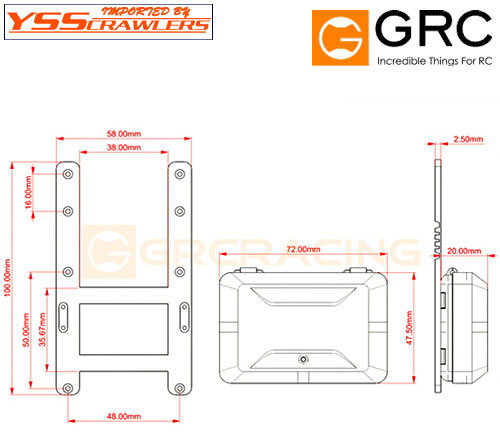 GRC Side Window Tool Box Luggage Box