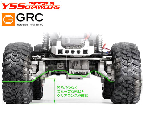 GRC Alum Ackermann Caster Block Set for TRX4, TRX-6!