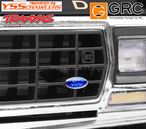 GRC Meta Crystal Ford Emblem Badge for TRX4 Bronco