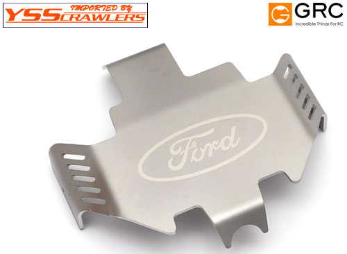 YSS GRC ステンレス スキッドプレート for TRX-4！[Fordロゴ]