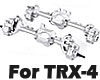 YSS GRC G2 アッカーマン フルアルミ アクスル for Traxxas TRX-4！[前後][シルバー]