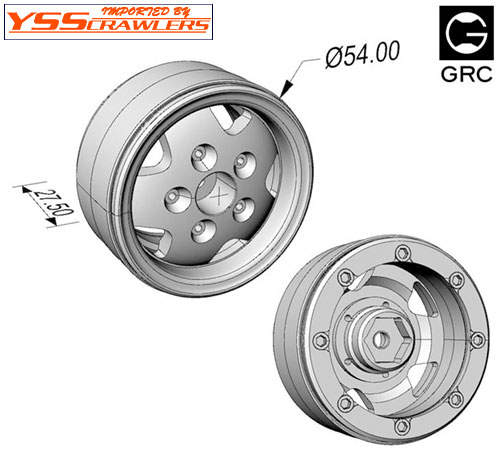 YSS GRC 1.9 Metal Beadlock Wheel Rover