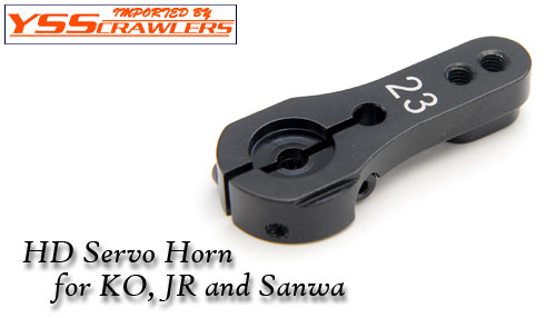 YSS 24T HD Servo horn for Sanwa, KO and JR! [Black]