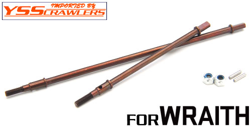 YSS HD Steel Rear Straight Shafts for Wraith [Pair]