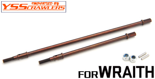 YSS HD Steel Rear Straight Shafts for Wraith [Pair]