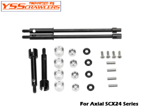 Axial SCX24 +4mm Steel Drive Stub Axles