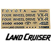 YSS Metal Emblems for Land Cruiser 80 plastic body!