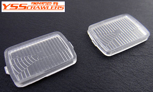YSS Scale Parts - 1/10 Clear Lens for Tamiya YJ JEEP [Pair]