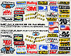 YSS 1/10 スケール フェンダー スポンサー ステッカー セット! YSS 1/10 スケール フェンダー スポンサー ステッカー セット!