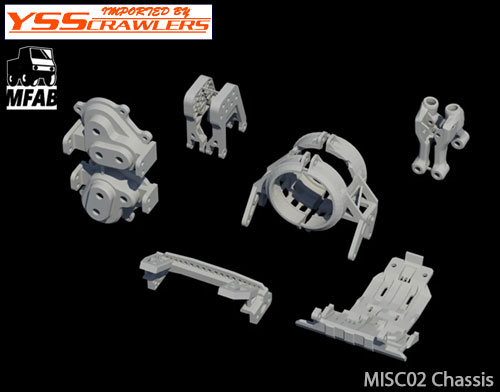 YSS MFab MISC02 Chassis optional parts set