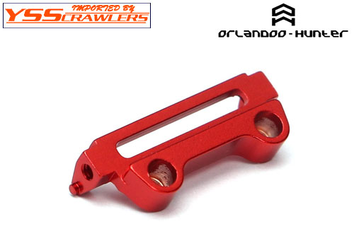 Team Raffee Aluminum Front & Rear Frame Brace Red for Orlandoo Hunter Jeep Rubicon