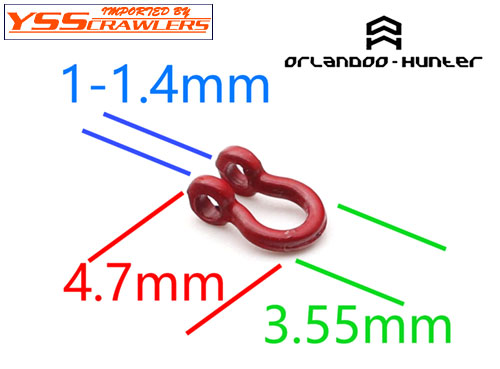 Orlandoo D-ring Hitch S Red