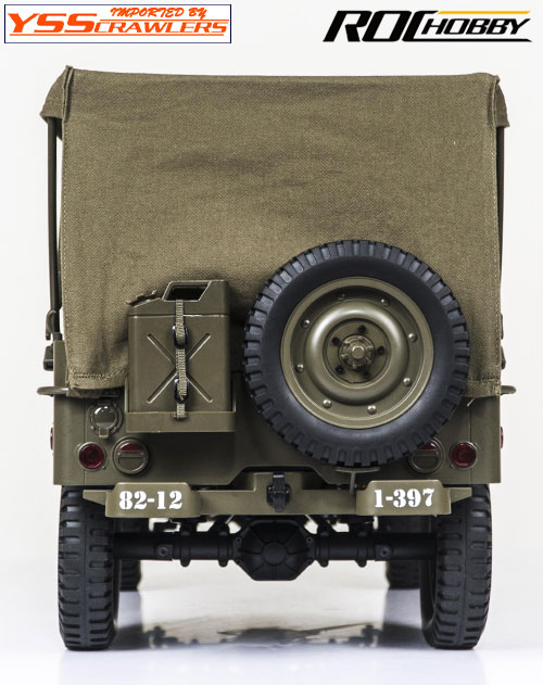 YSS MB JEEP 1/6 canvas top