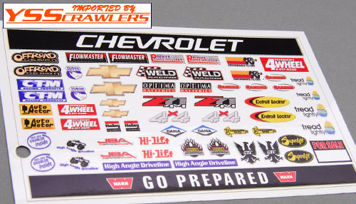 YSS Chevrolet Sticker Set!