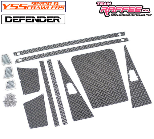 TRC Stainless Steel Diamond Plate Accessory Pack for Defender Pi