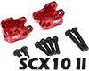 Team Raffee Co. Aluminum Link Mounts (2) Red for Axial SCX10