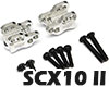 Team Raffee Co. Aluminum Link Mounts (2) Silver for Axial SCX10