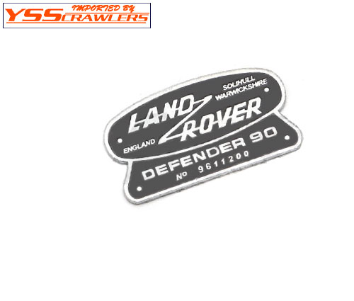 Land Rover Rear Metallic Badge (D90)