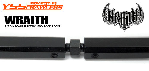 YSS Crawlers Adjustable Steering Link Version 2 for WRAITH! Full-Black Aluminum