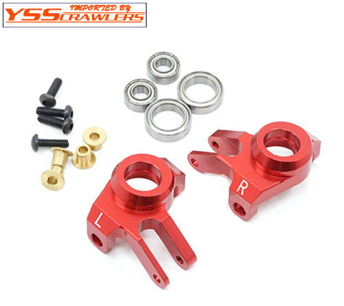 YSS Xtra Speed Aluminum 6061 T6 Front Knuckle Arm For AXIAL SCX10 II Red