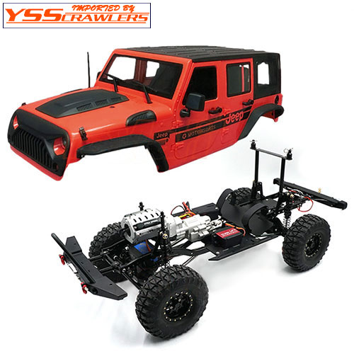 Xtra Speed XS01 1/10 Scale Crawler 313mm Car Kit XS-CAR-910 w/ Jeep Hard Plastic Body Kit