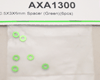 Axial 0.5x3x6mm スペーサ Green (6pcs) [AXA1300]
