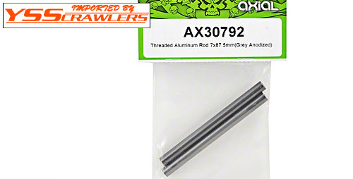Axial Threaded Aluminum Pipe 6x74.5mm