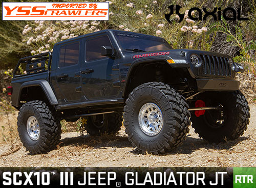 Axial SCX10 III ジープ グラディエーター JT RTR！[ガンメタ