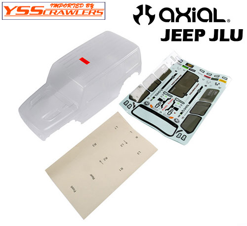 Axial Jeep JL 4dr Wrangler Body (Clear)