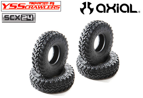 Axial Racing 1.0 Nitto Trail Grappler M/T Tires 4pcs for Axial SCX24 Series!